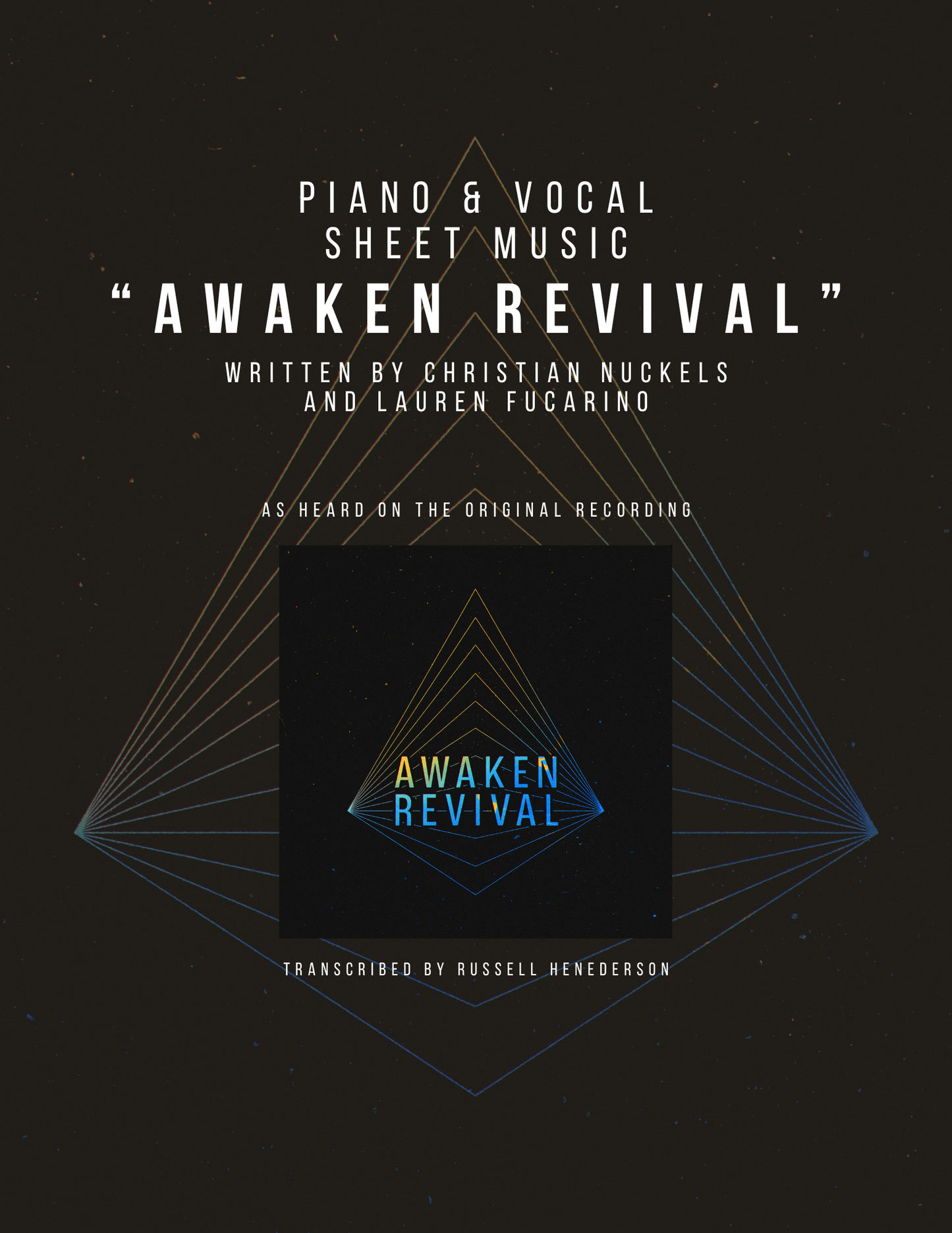 Awaken Revival Piano Lead Sheet